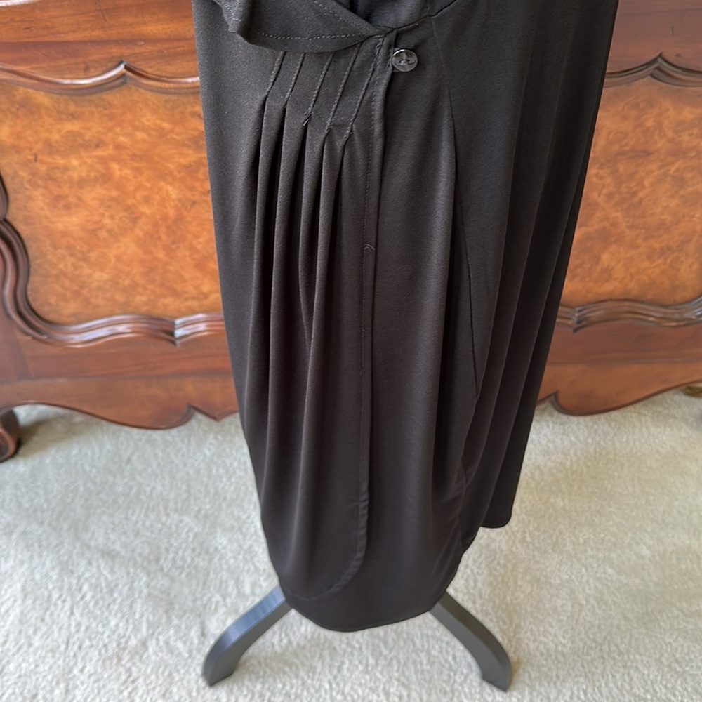 Avenue Studio Black Faux Wrap Dress (Size 22/24) - Picture 6 of 15